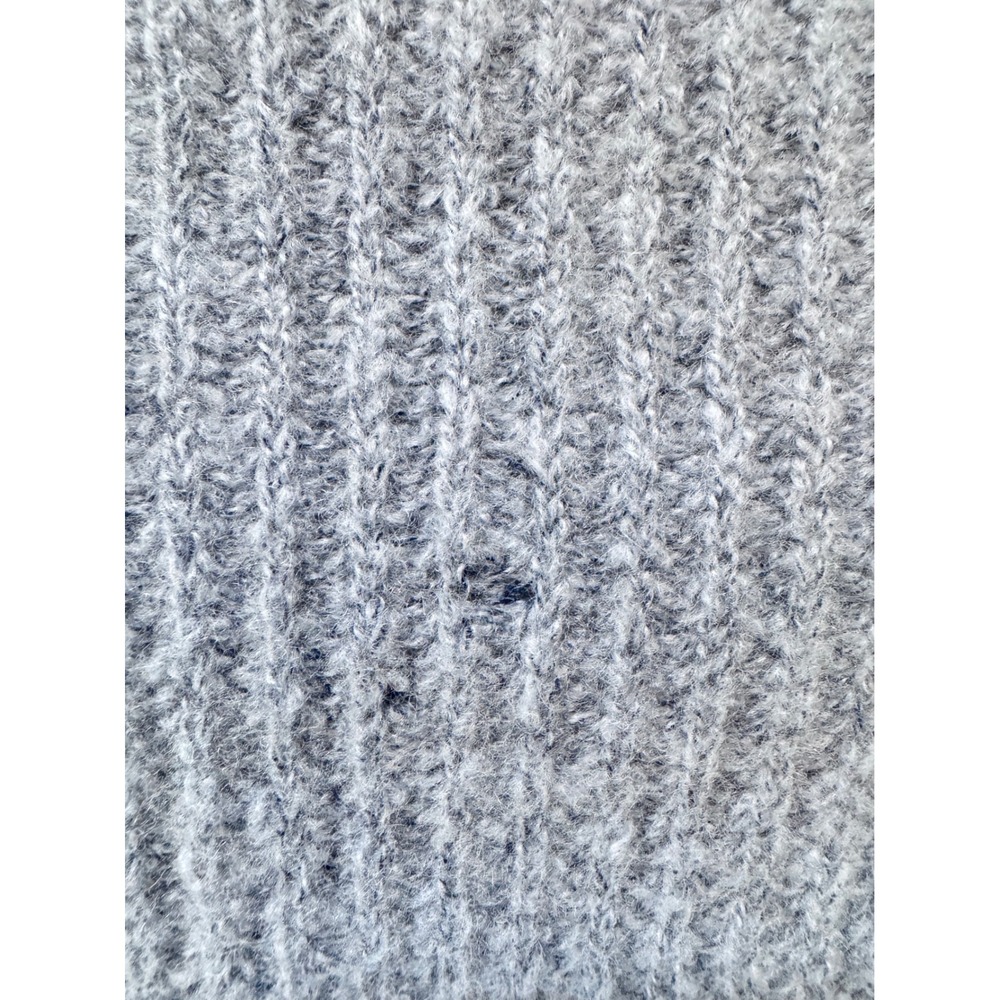 James Perse 100% Cashmere Ribbed Crewneck Sweater Blue Heather Size 0 XS - Picture 7 of 7